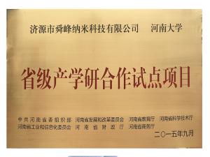 省級產(chǎn)學(xué)研合作試點(diǎn)項目